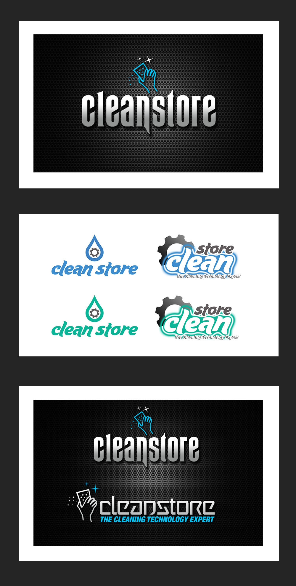logo设计案例 - CLEAN STORE