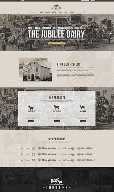 保健品/奶粉品牌类网站 - Jubilee