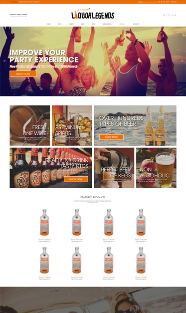 电子商务酒水饮品销售类网站 - 传奇酒业