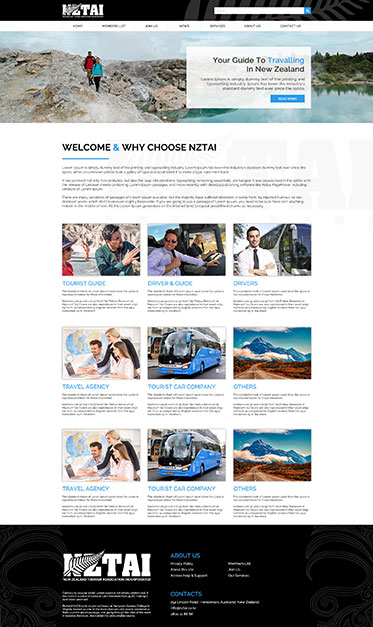 组织机构类网站 - 新西兰中华旅业总会